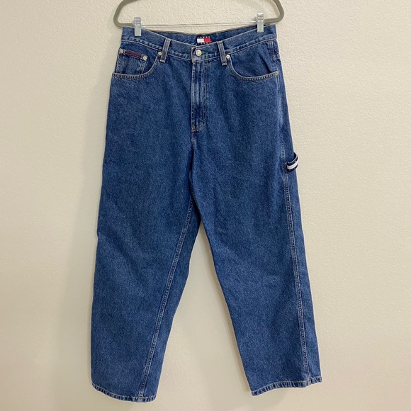 Vintage Tommy Hilfiger Hip Hop Carpenter Jeans - Picture 1 of 10